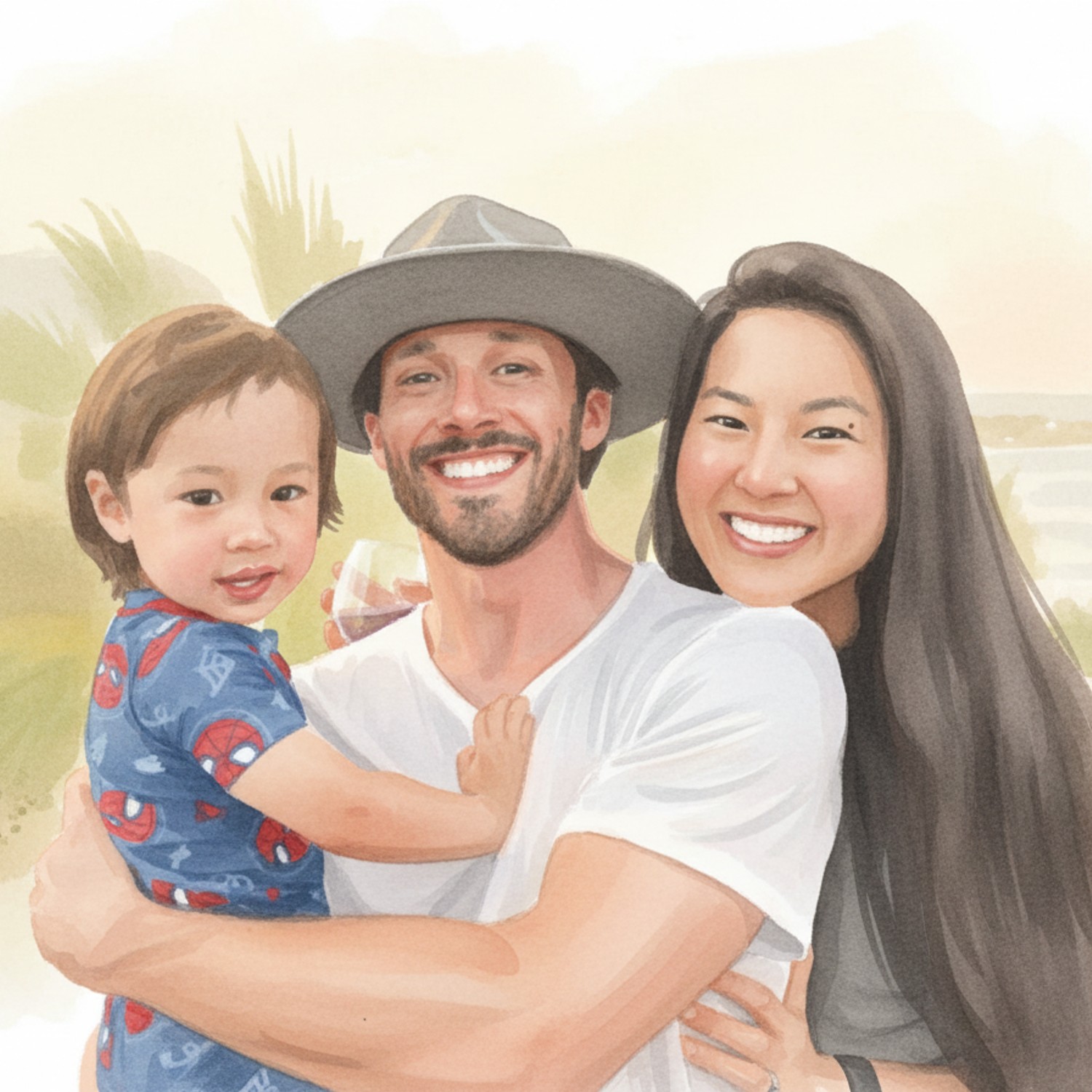 The same family, illustrated